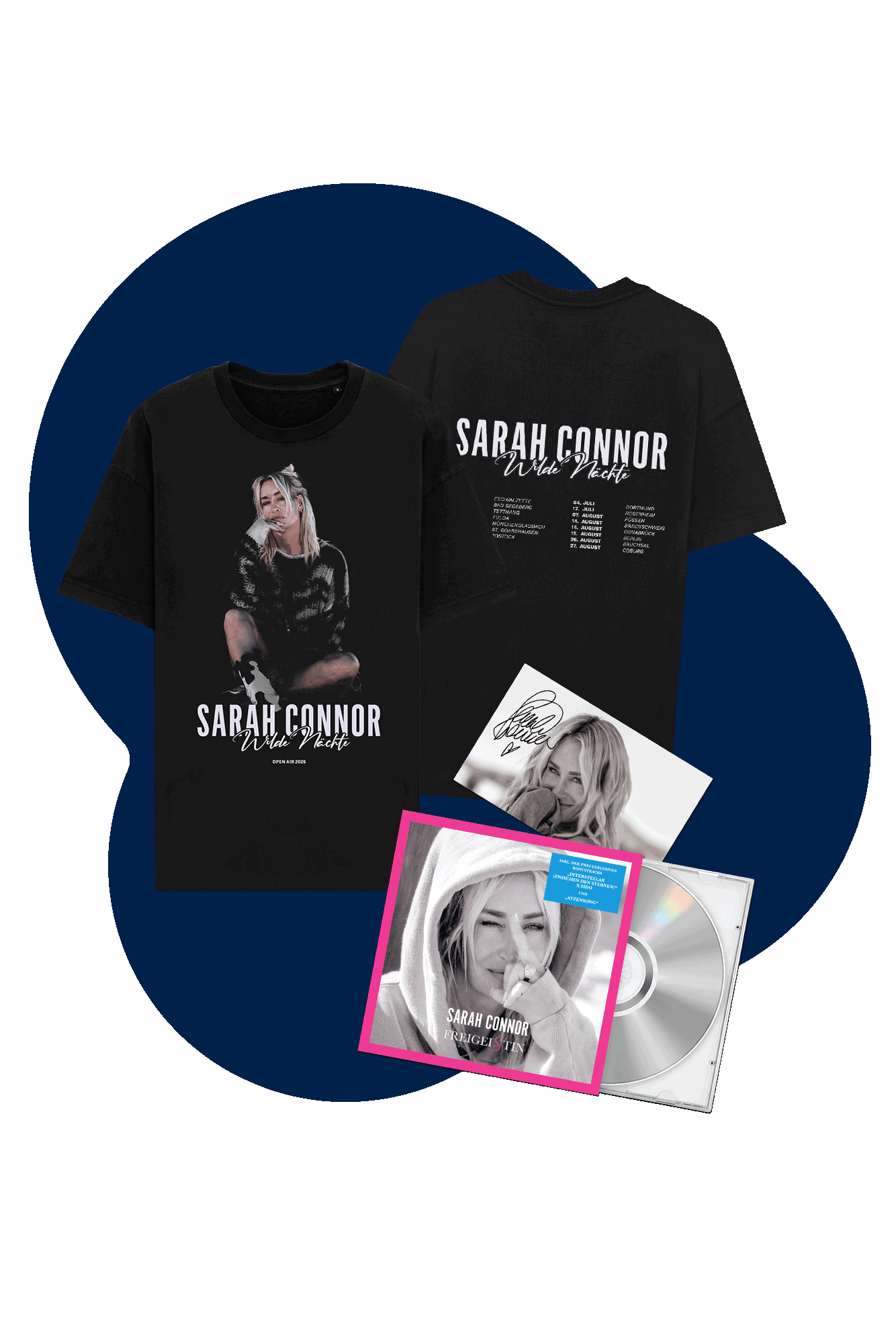 Freigeistin Special Deluxe Edition Bundle mit Autogrammkarte & Open Air Tourshirt 26