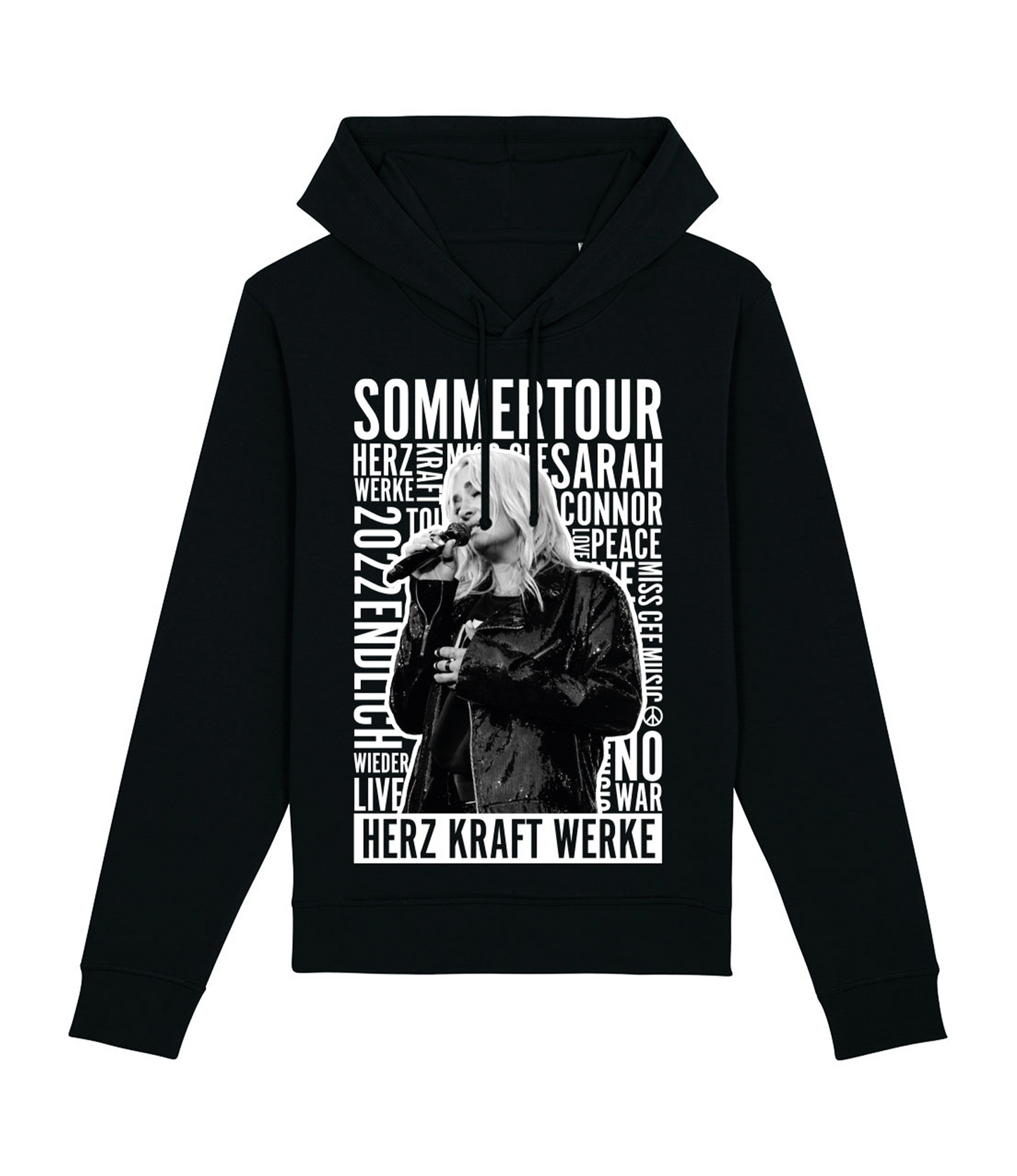 Sarah Connor Hoodie Herz Kraft Werke Sommer-Tour 2022