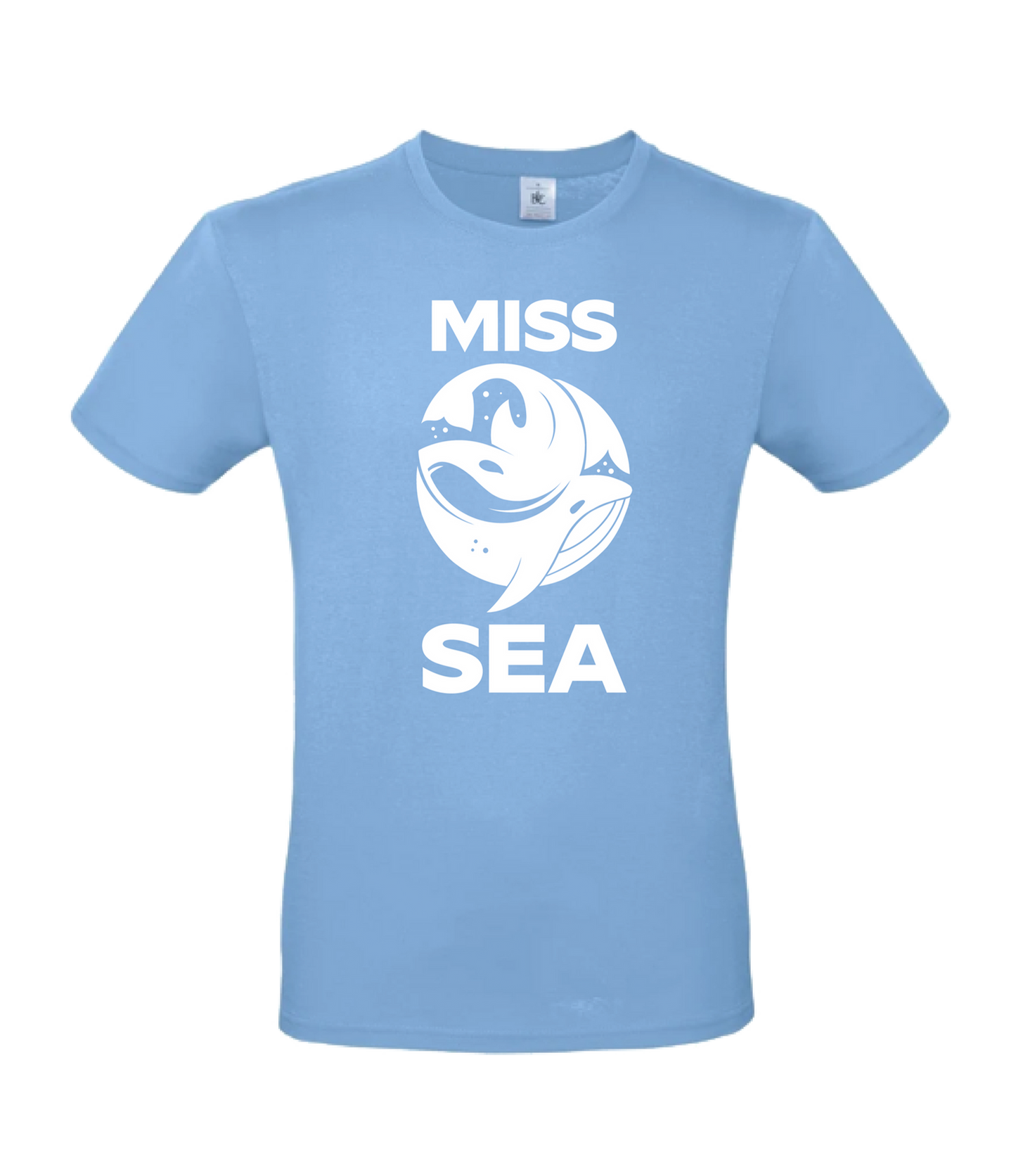Miss Sea Foundation T-Shirt sky blue/weiß
