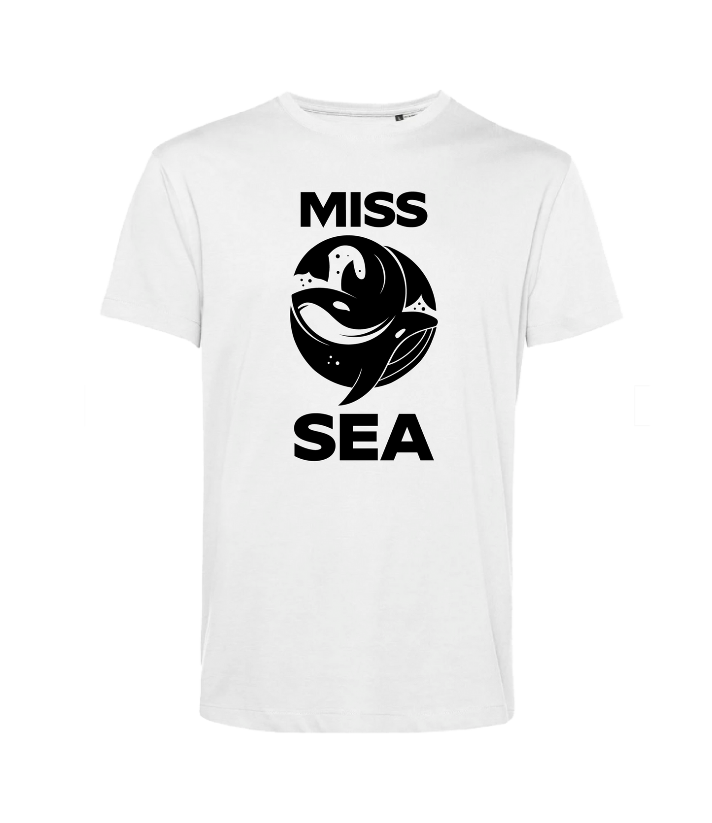 MISS SEA Foundation T-Shirt weiß/schwarz