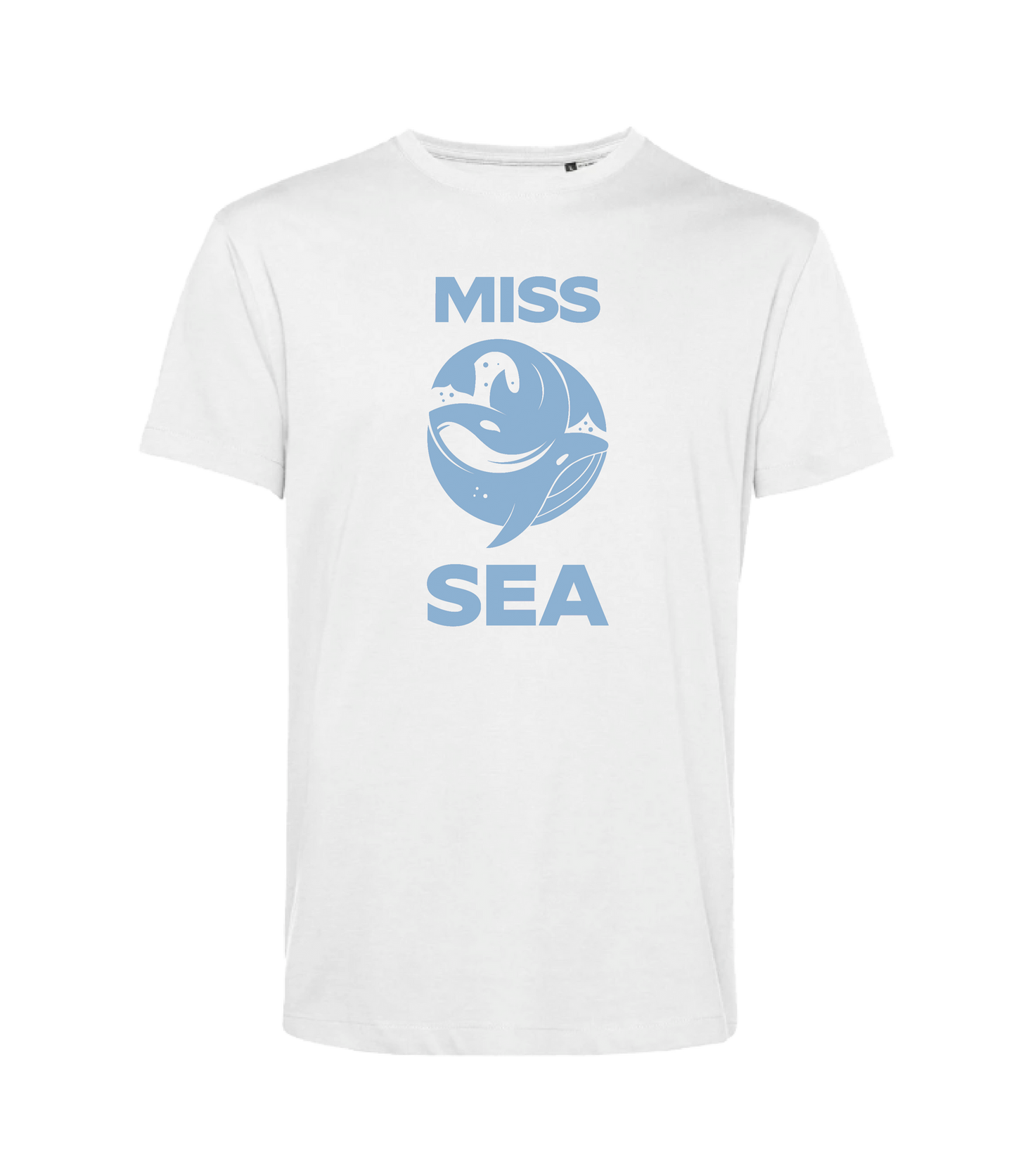 MISS SEA Foundation T-Shirt weiß/hellblau