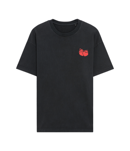 Wilde Nächte T-Shirt Washed Black