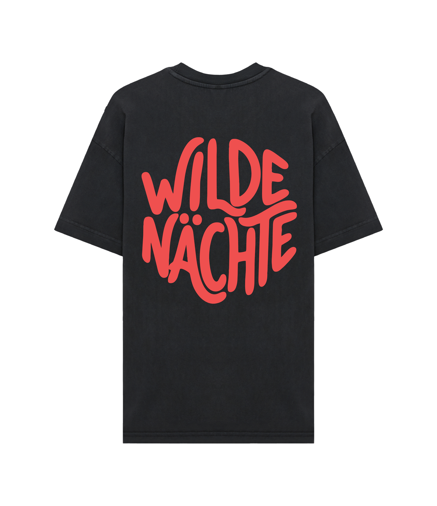 Wilde Nächte T-Shirt Washed Black