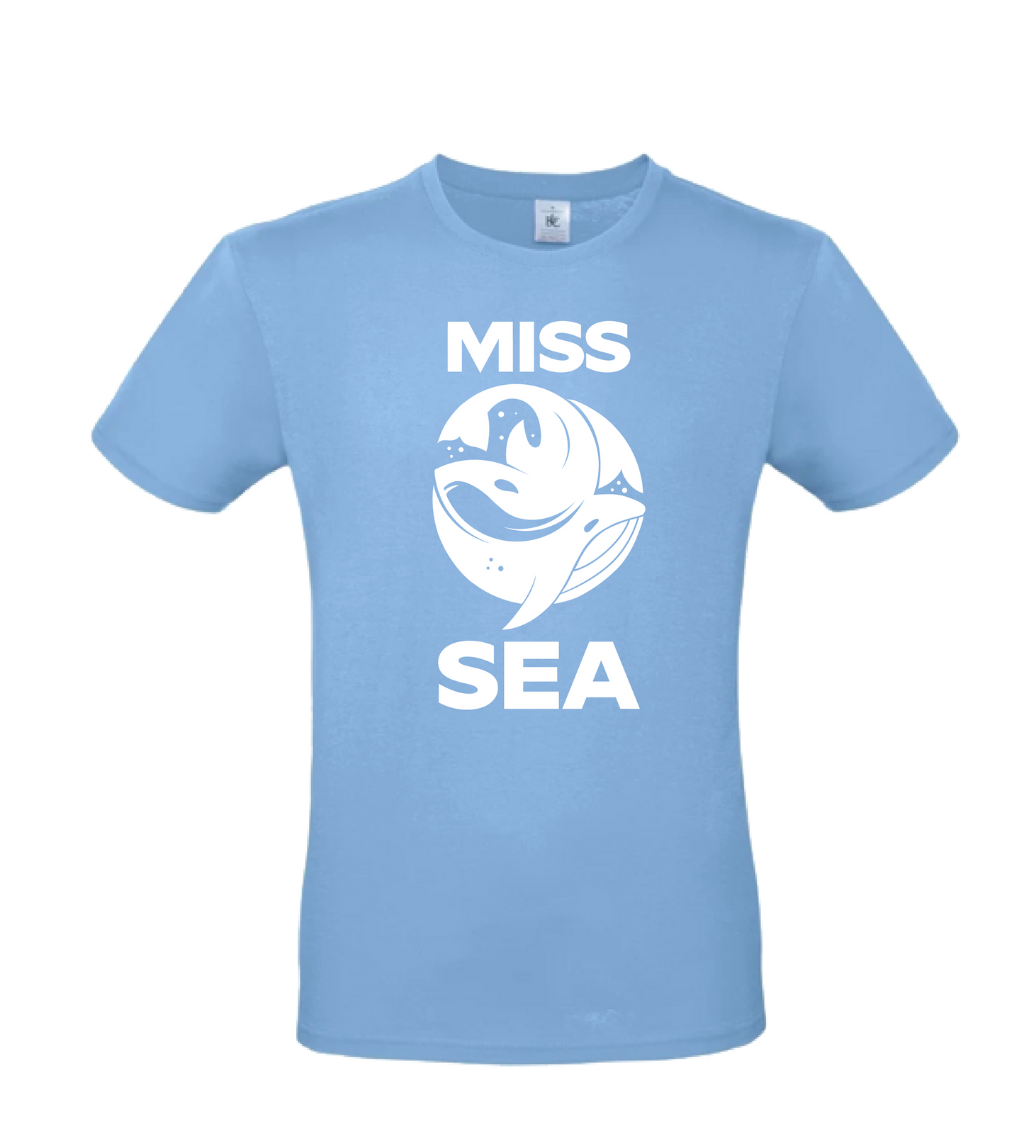 Miss Sea Foundation T-Shirt sky blue/weiß