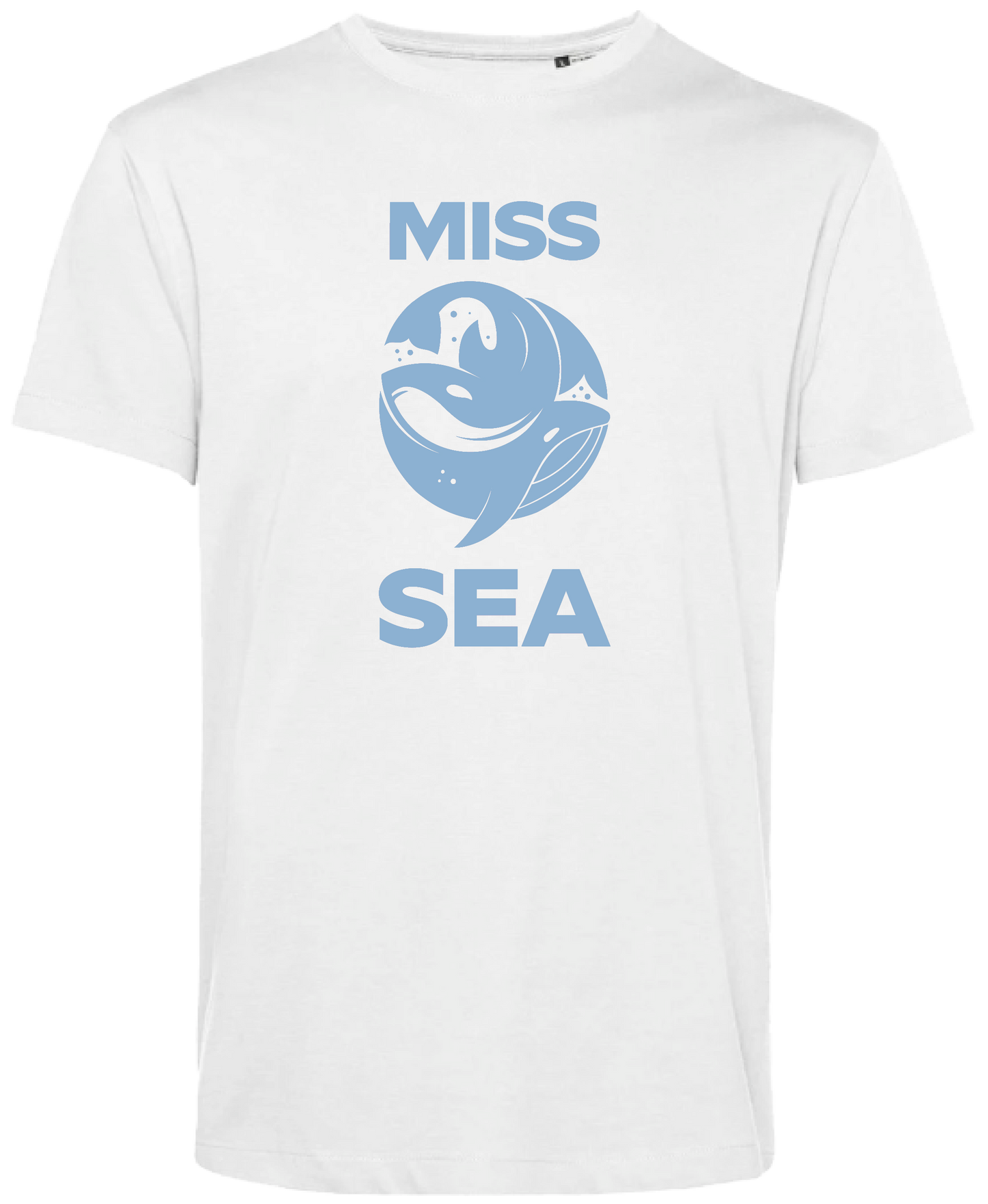 MISS SEA Foundation T-Shirt weiß/hellblau