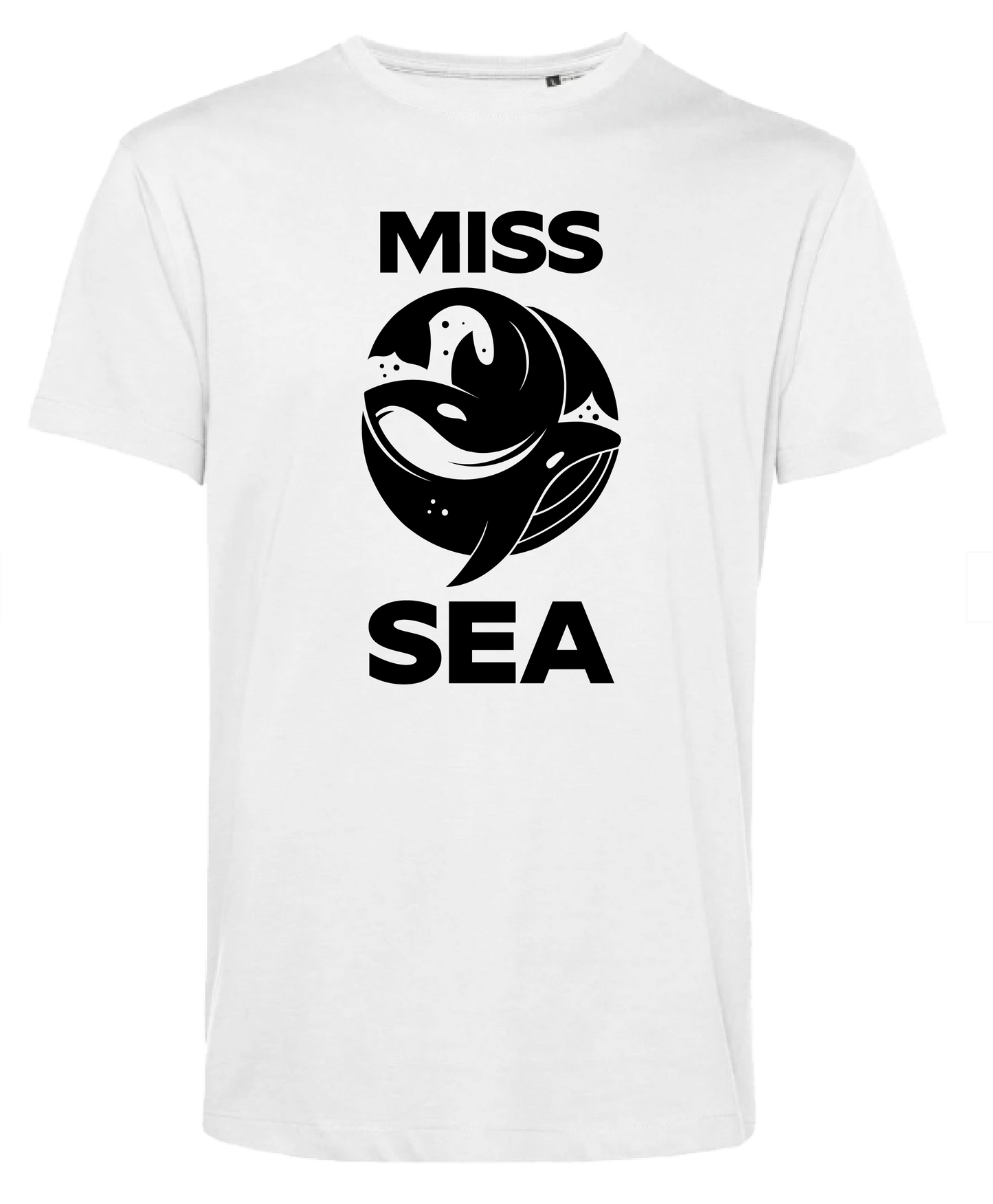 MISS SEA Foundation T-Shirt weiß/schwarz