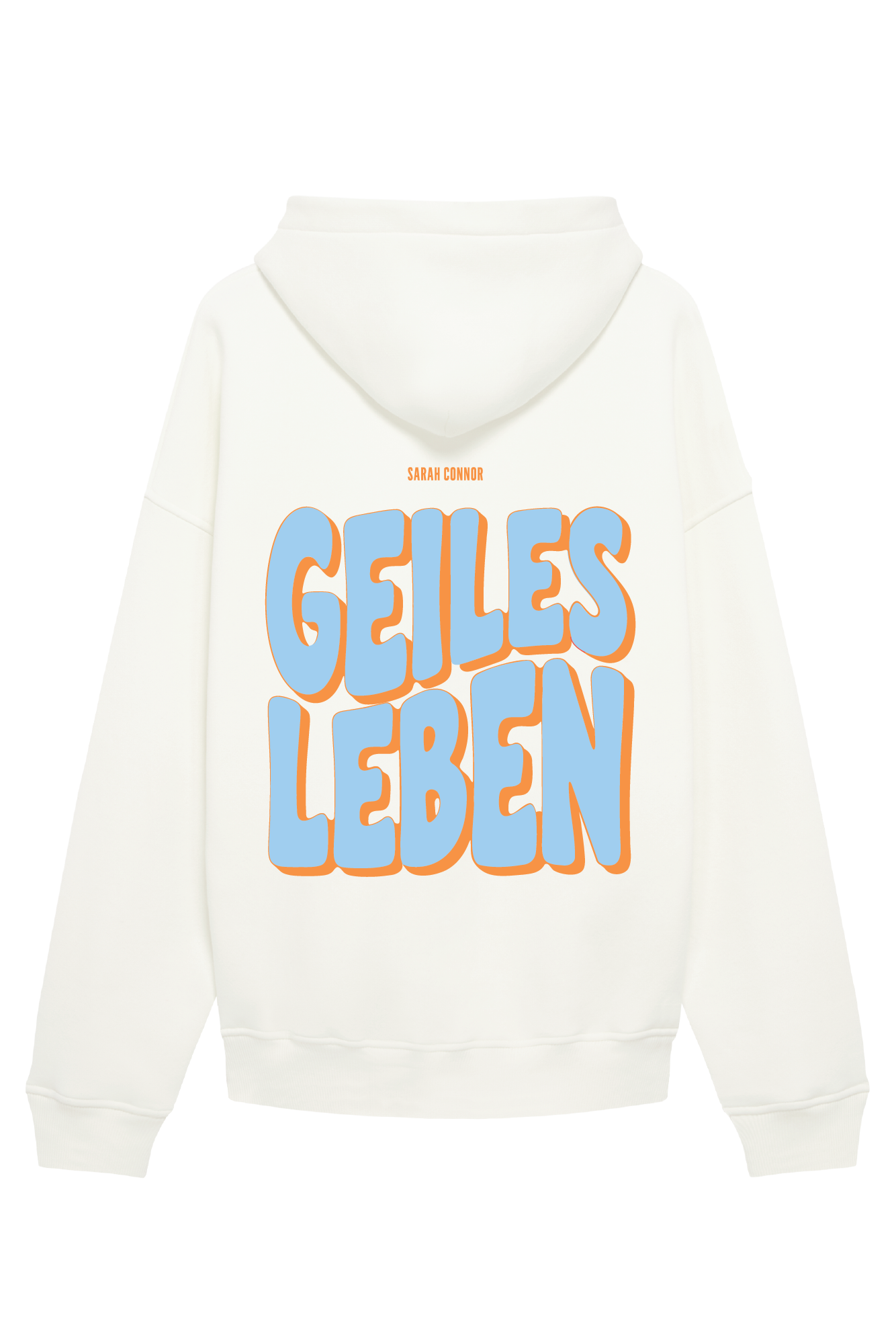 SC Geiles Leben Hoodie Off White