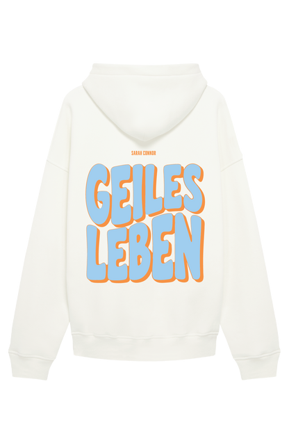 SC Geiles Leben Hoodie Off White
