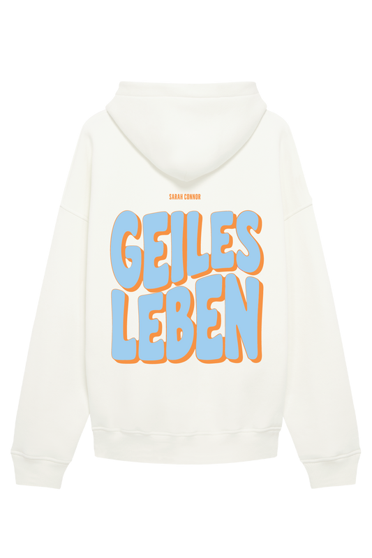 SC Geiles Leben Hoodie Off White