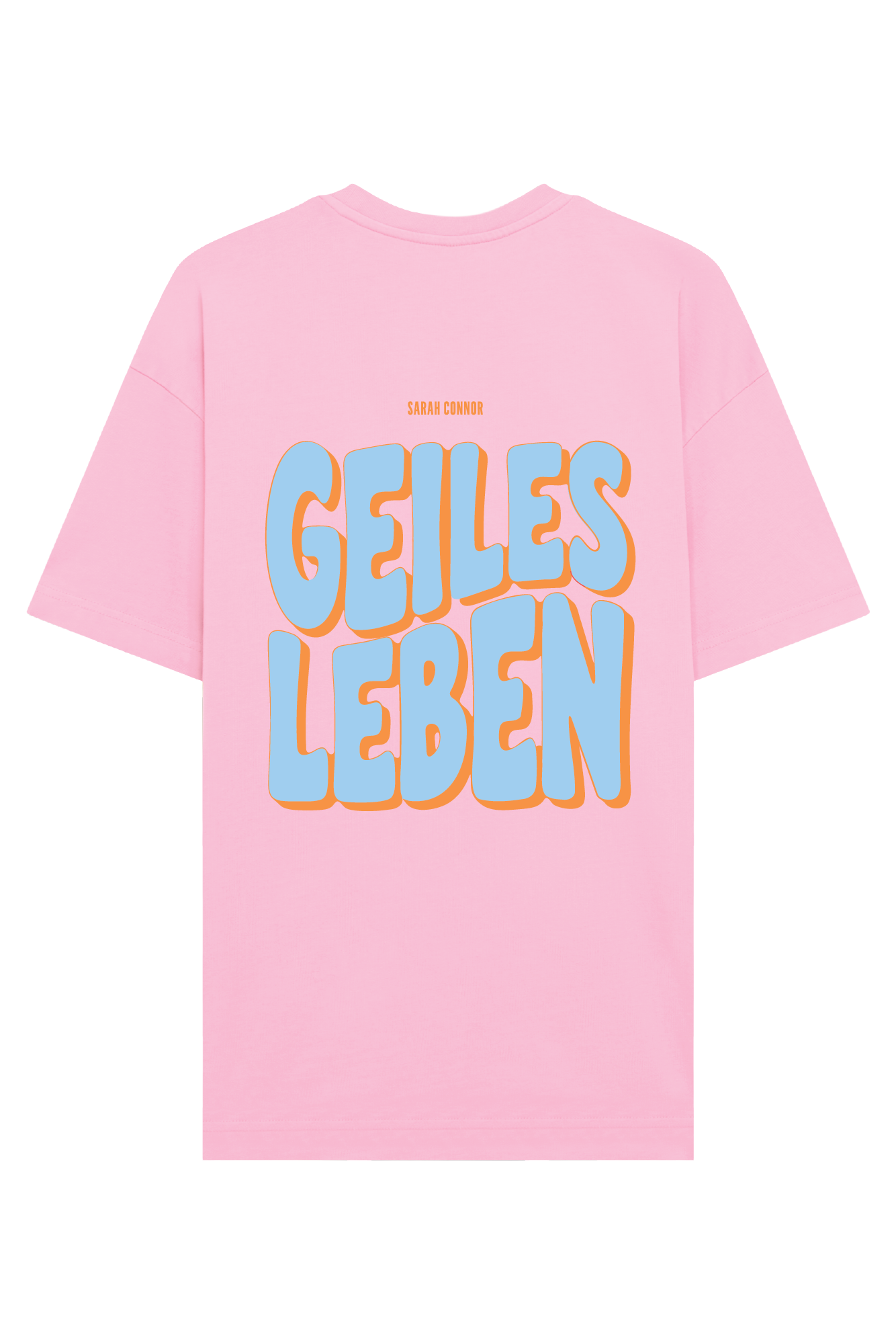 SC Geiles Leben T-Shirt Rose Washed