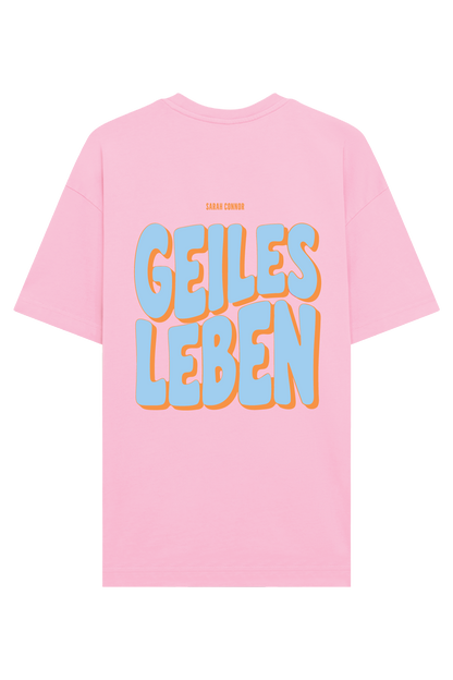 SC Geiles Leben T-Shirt Rose Washed