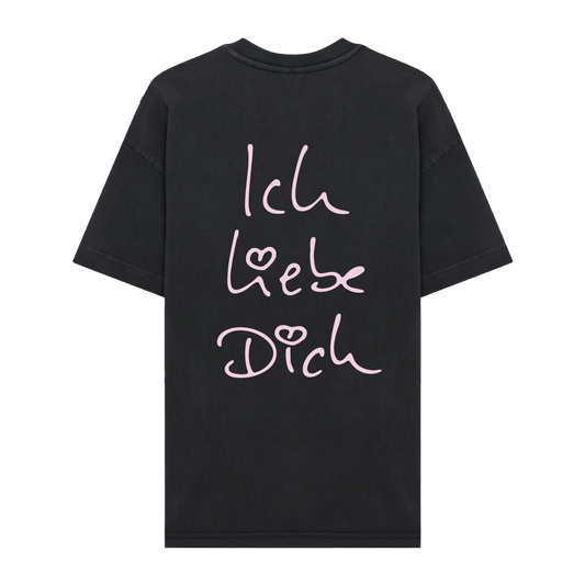 SC Liebe T-Shirt Washed Black