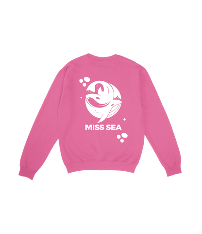 Miss Sea Logo Crewneck Pink