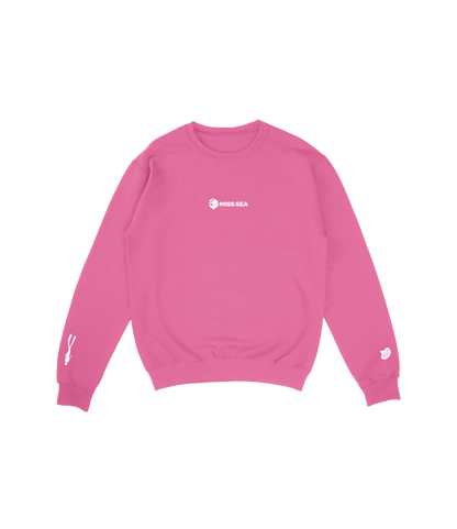 Miss Sea Logo Crewneck Pink