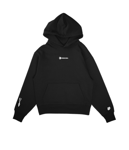 Miss Sea Logo Hoodie Black