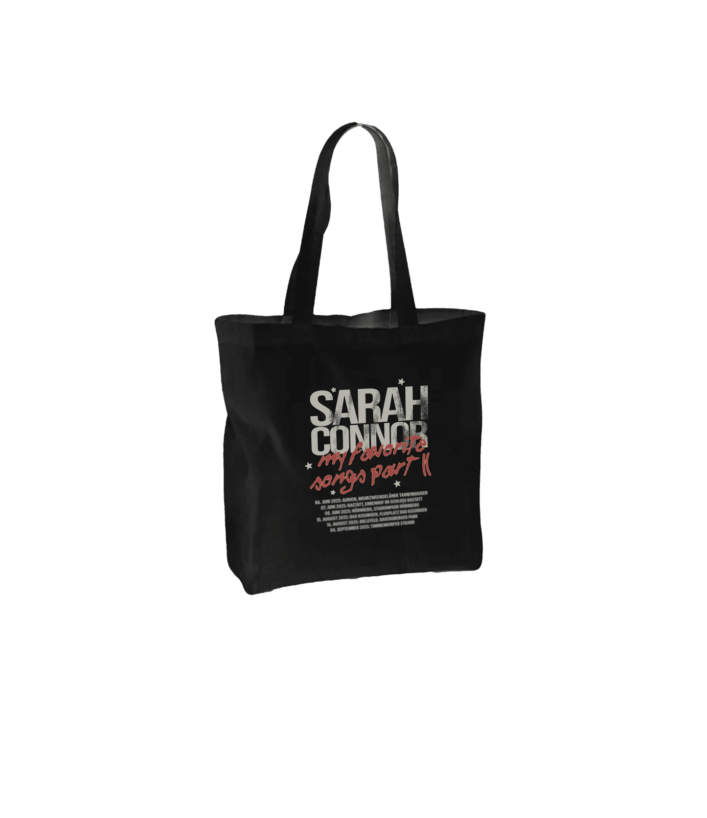 Summer Tour'25 Tote Bag Black